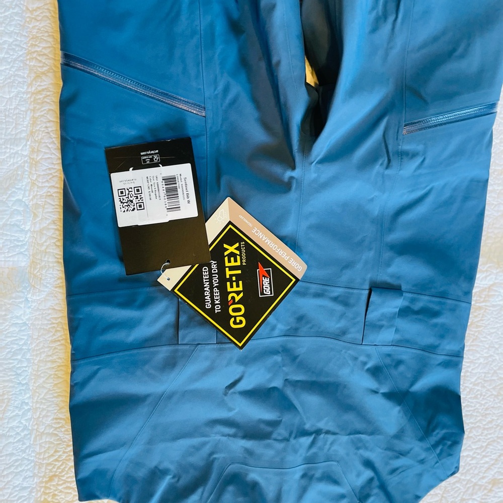 Arcteryx Sentinel Sz 6 Gortex Pro twilight bibs overalls pants snowboarding wint - Picture 4 of 8